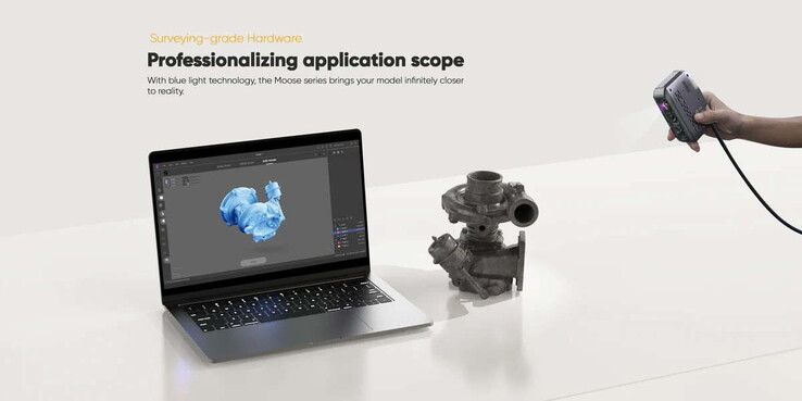 Der Moose 3D-Scanner soll schnelle und hochwertige Scans erlauben
