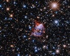 Hubble-Teleskop durchdringt dichte Staubwolken und macht verborgene junge Sterne sichtbar