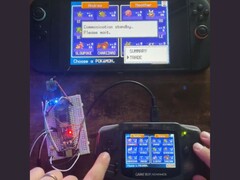 Ein Mikrocontroller verbindet einen GBA mit einer Nintendo Switch 2 und ermöglicht die Übertragung von Pokémon zwischen beiden Geräten.