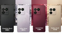 Das KI-optimierte Bild zeigt die vier Farben eines offiziell aussehenden Sony Xperia 1 VIIi Promobildes.