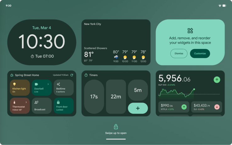 Die von Pixel Tablets bekannten Widgets auf dem Sperrbildschirm landen mit Android 16 QPR1 auch auf Android-Handys.