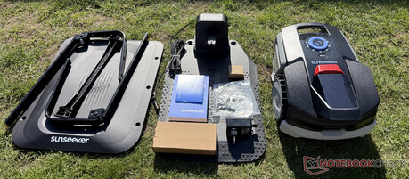 Lieferumfang des Sunseeker V1...