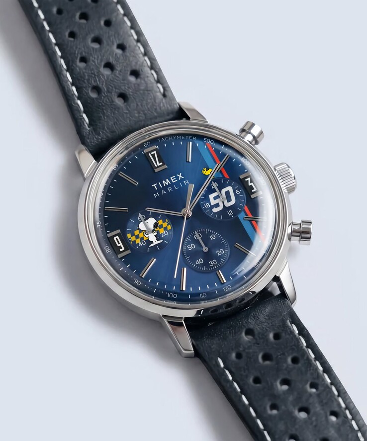 Timex Peanuts x Marlin Chronograph mit Edelstahlgehäuse