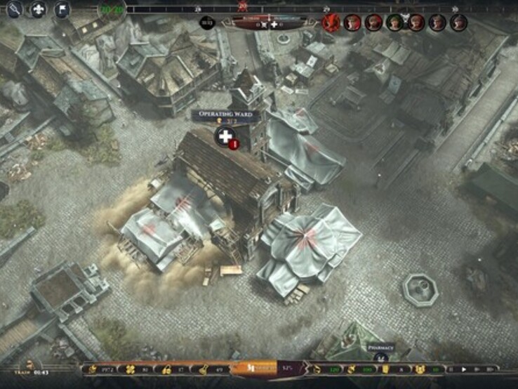 War Hospital: Als Lazarettleiter müssen Spieler in War Hospital schwere Entscheidungen treffen: Welche Verwundeten können operiert werden und welche nicht? (Quelle: Steam)