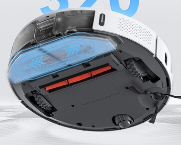 Eine Seitenbürste ist vorhanden