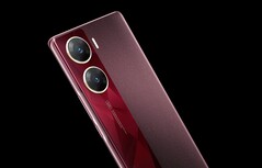 Das Vivo V29e kann seine Farbe von Rot auf Schwarz ändern. (Bild: Vivo)