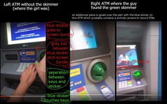 Auf Reddit wird erklärt, worauf man bei einem verdächtigen Bankomaten achten soll.