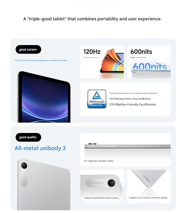 Weitere Highlights des Tablets (maschinell übersetzt)