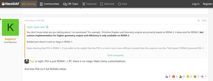 Sony PS6 RDNA 5 - Spezifikationen