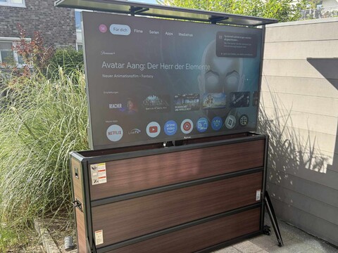 Sylvox Frameless Pro Outdoor-TV im Praxis-Test