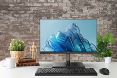 Der Acer Veriton Vero setzt auf ein fast randloses Display mit einer Diagonale von 24 Zoll. (Bild: Acer)
