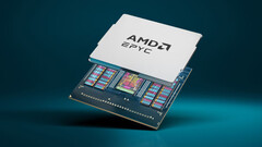 Render des AMD Epyc 9375F.