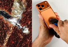 Das Apple iPhone 17 Pro ist an der Kante des Kameramoduls besonders kratzanfällig. (Bildquelle: iFixit / Evident)