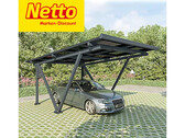 Netto: Solar-Carport 4.100 Wp für Auto und Motorrad jetzt mit 50% günstiger für nur 2.005 Euro