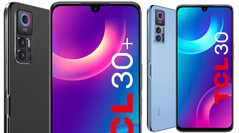 TCL 30 und 30 Plus: Leak zeigt Renderbilder der Series 30 Einsteigerhandys mit 50-MP-Kamera.