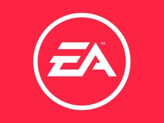 Bild des EA-Logos auf rotem Hintergrund. (Bildquelle: Electronic Arts)