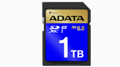 SD-Express-Karten gibt es jetzt mit 1 TByte Kapazität von Adata.