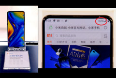 Auf der China Mobile Partner Conference war diese 5G-Edition des Mi Mix 3 mit Snapdragon 855 zu sehen.