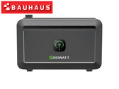 Der Speicher Growatt Noah 2000 verfügt über eine Kapazität von 2.048 Wh und ist für den Einsatz in Solaranlagen geeignet (Bildquelle: Bauhaus, bearbeitet)