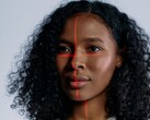 Gesicht mit Scan-Linien für die Gesichtserkennung