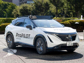 Prototyp des Nissan Ariya mit ProPilot-Robotaxi-Ausrüstung. (Bildquelle: Nissan)
