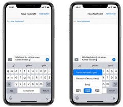 Apple iPhone: Patent soll Schreibfehler auf dem iPhone schneller korrigieren.