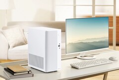 Der Asus V500 Mini Tower wird wahlweise in Weiß oder in Schwarz mit Holz-Akzent angeboten.
