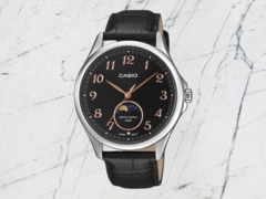 Die Casio-Modelle MTP-M110L-1AV (im Bild) und MTP-M110RL-5AV werden bald erhältlich sein. (Bildquelle: Casio, bearbeitet)