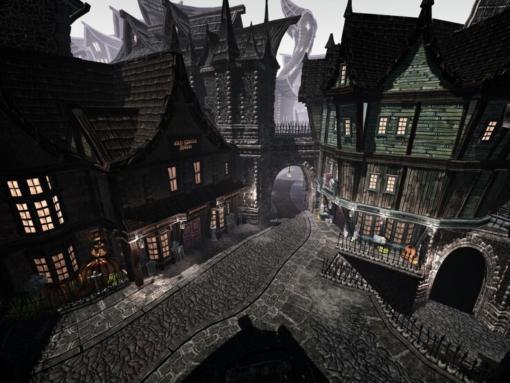 Das ist die Nightmare Alley – wenngleich man auf den ersten Blick vermuten könnte, dass es sich um die Nokturngasse aus Harry Potter handelt.