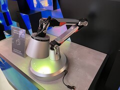 Am ersten Messetag war der Prototyp noch angeschaltet. 