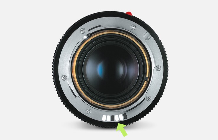 Die 6-Bit-Codierung teilt einer Leica M mit, welches Objektiv aktuell verwendet wird. (Bild: Leica, bearbeitet)