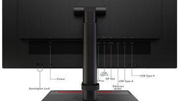 Konnektivität auf der Rückseite des ThinkVision T24m-20