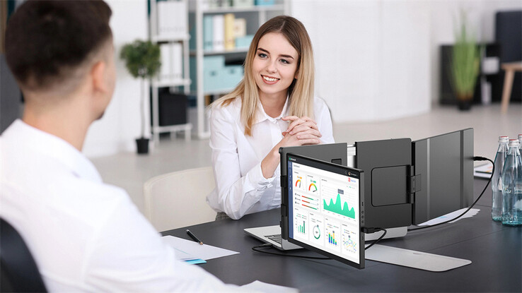 Die Displays sind drehbar