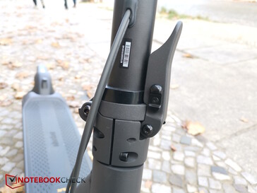 Klapphebel mit Schiebesicherung