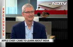 Apple's Tim Cook kam auch nach Indien um zu lernen ...