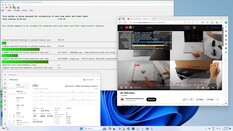 Maximale Latenz beim Öffnen mehrerer Browser-Tabs und beim Abspielen von 4K-Videomaterial