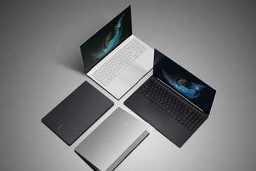 Galaxy Book2 Pro: Das 13- und 15-Zoll-Modell im Größenvergleich (Bild: Samsung)