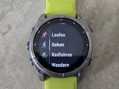 Die Garmin Fenix 8 unterstützt nun auch den Garmin Fitness Coach (Bildquelle: Marcus Herbrich, Notebookcheck)