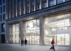 Apple Jungfernsteig in Hamburg ist nur einer der 15 Stores, die bald wieder öffnen. (Bild: Apple)