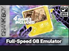 Cover-Art zur Ankündigung des Crankboy-Emulators für den Playdate