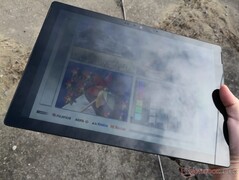 Im Freien an einem hellen, bewölkten Tag