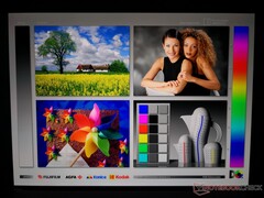 Nahezu keine Farbverfälschung, auch bei Betrachtung aus weiten Winkeln