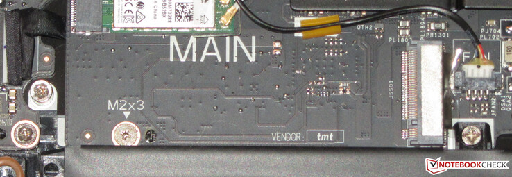Es gibt Platz für eine zweite NVMe-SSD.