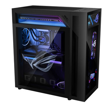 An der Front lassen sich Hologramme teiltransparent anzeigen (Bildquelle: Asus)