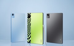 Das Realme Pad X 5G wird auch mit einer auffällig grünen Rückseite erhältlich sein. (Bild: Realme)