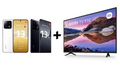 Zumindest in Frankreich ist Xiaomi großzügig: Der Vorbestellerbonus zum Xiaomi 13 und Xiaomi 13 Pro ist ein 43 Zoll Xiaomi TV P1E Fernseher.