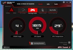 Asus GPU Tweak (Gaming Mode)