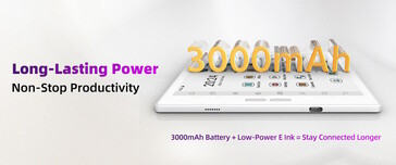 Verbaut ist ein 3.000 mAh starker Akku (Bildquelle: Bigme)