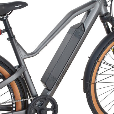 Der Rahmen ist an den Akku angepasst