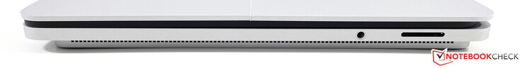 Rechts: 3,5-mm-Audio, Surface Connect